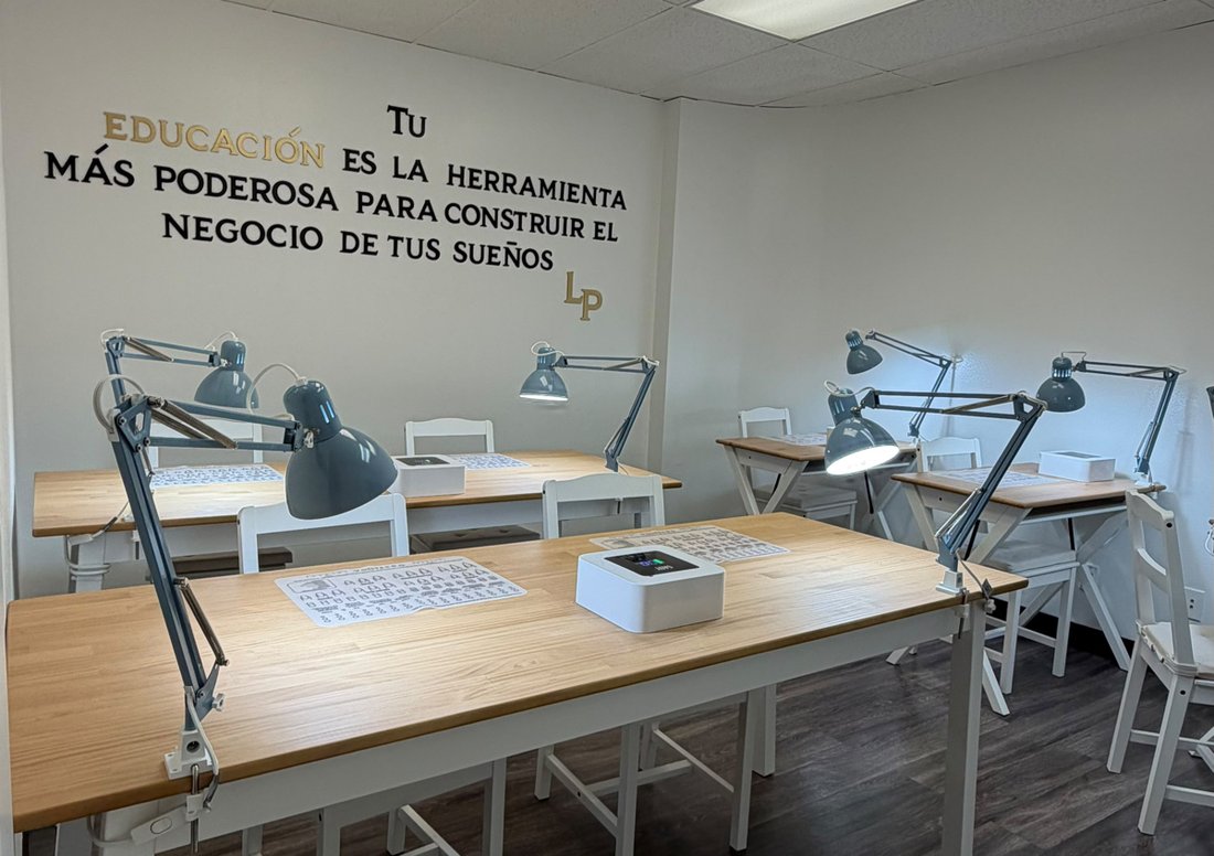 Estudio de Lilianys Parra, espacio para cursos y conferencias en Irving