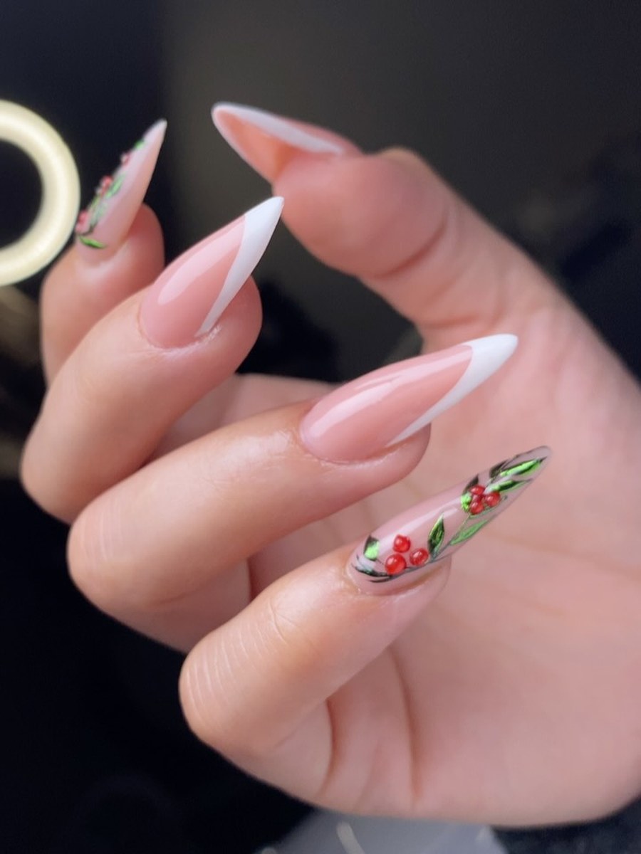 Set de uñas color malva, trabajo de Lilianys Parra